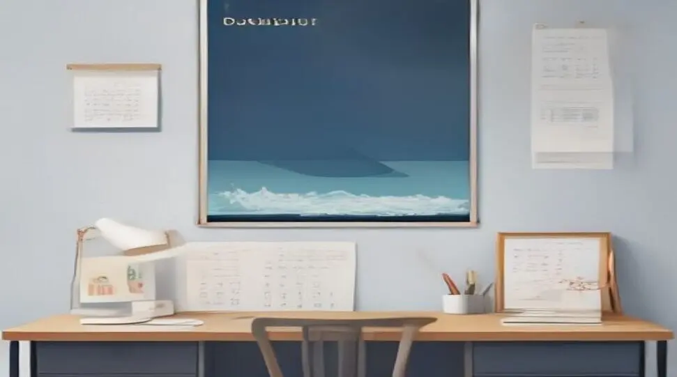 示意画面:工资单与标出休假周的日历