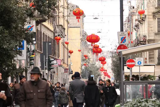 米兰唐人街入口拟建中式牌坊（Paifang）：市政府公开征集