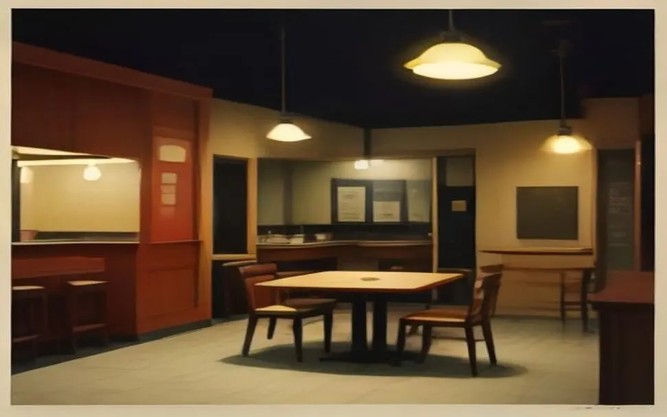 餐馆内景示意画面,与本案店铺无关。