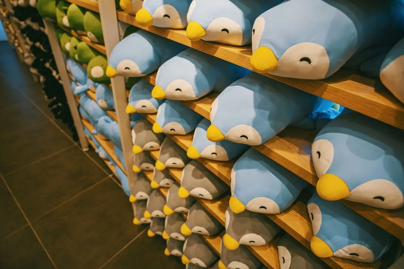 示意图:玩具店货架上的毛绒玩具(图库照片,摄影 FOX ^.ᆽ.^= ∫ / Pexels 许可,非本文所涉企业门店)