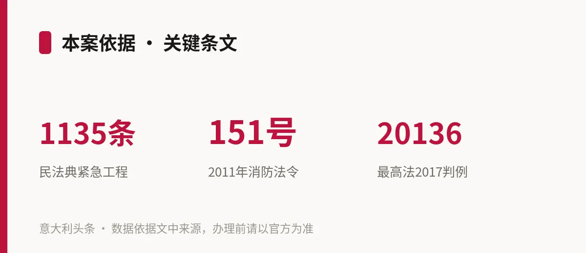 本案依据 · 关键条文