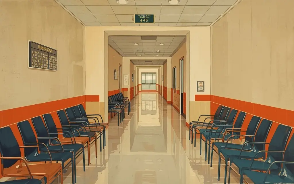 示意画面:医院门诊候诊区,与报道所涉机构无关